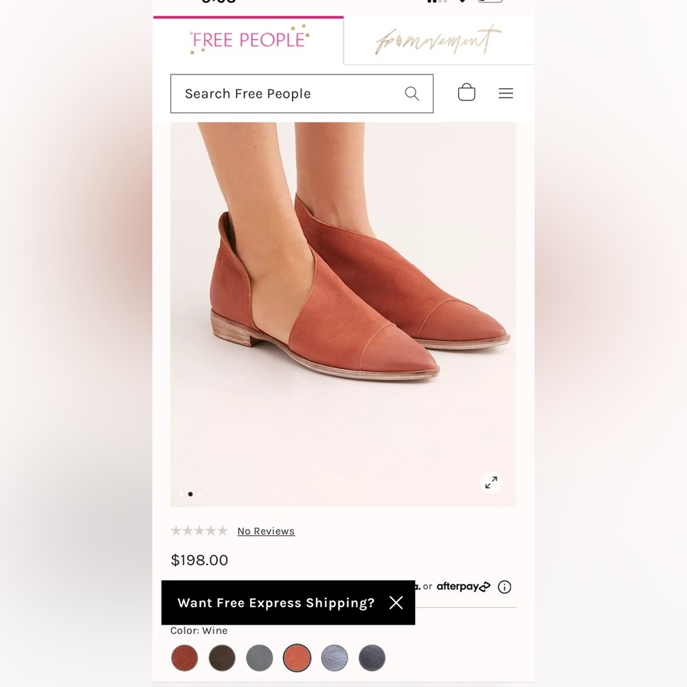 Free people flat royal shoes